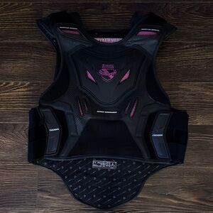ICON Black and Pink Riding Vest